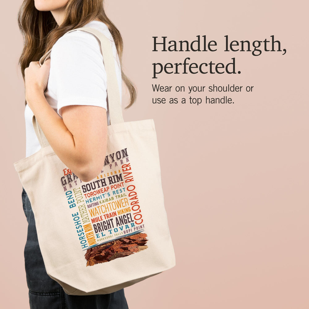 Experience Grand Canyon National Park, Arizona, Tote Bag Totes Lantern Press 