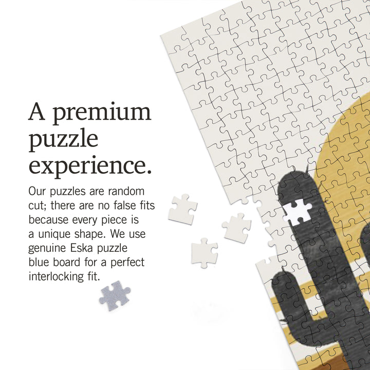 Explore, Arizona, Route 66, The Mother Road, Camper Van, Jigsaw Puzzle Puzzle Lantern Press 