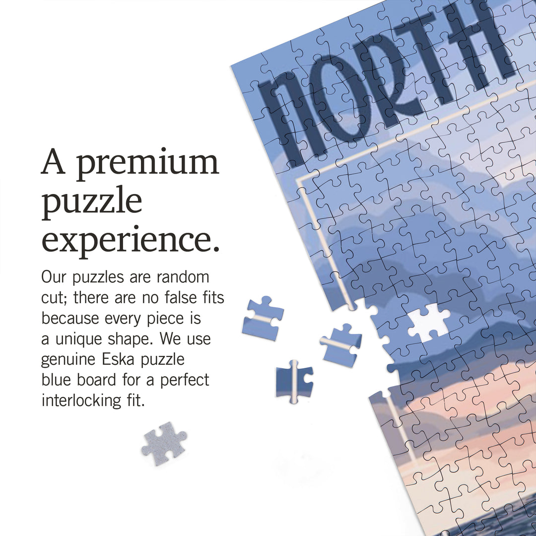 North Wildwood, New Jersey, Beach Boardwalk Scene, 1000 Piece Jigsaw Puzzle