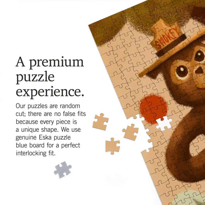 Smokey Bear, Fire Safety School, Officially Licensed, Jigsaw Puzzle