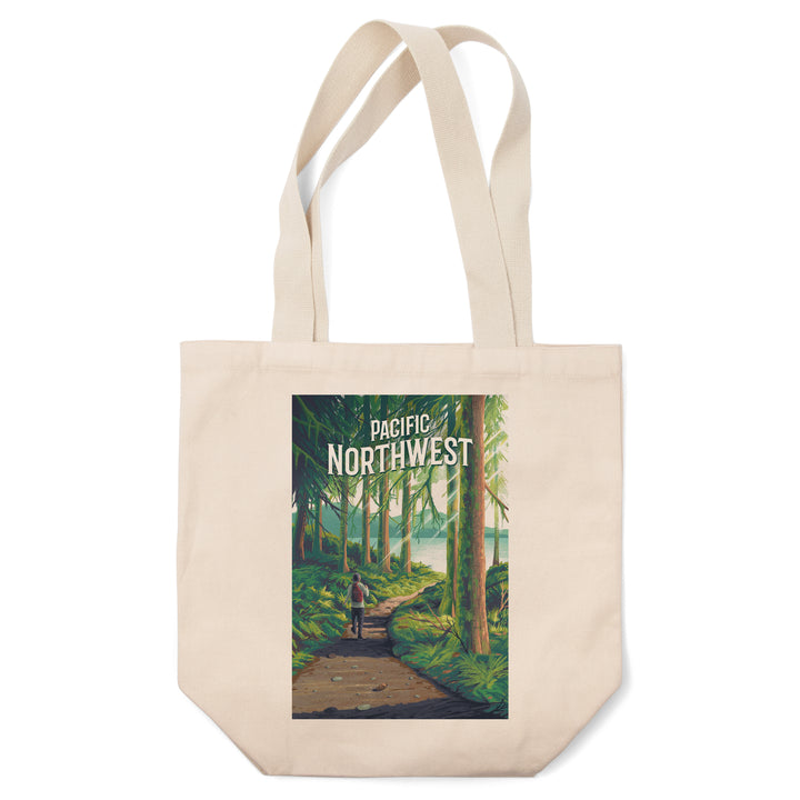Pacific Northwest, Walk In The Woods, Day Hike, Tote Bag