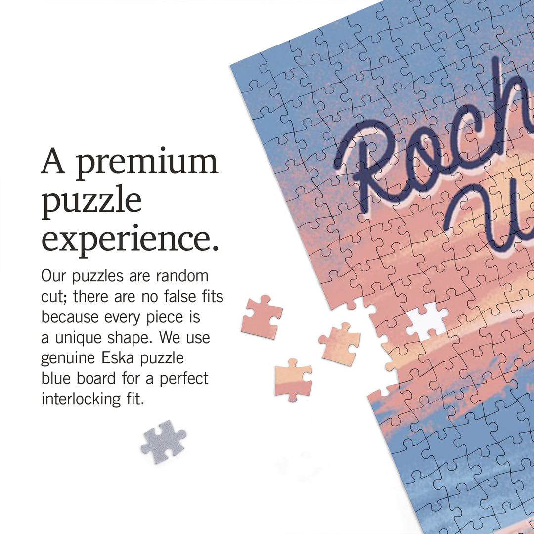 Roche Harbor, Washington, Get Outside Series, Glassy Sunrise, Kayak, 1000 Piece Jigsaw Puzzle