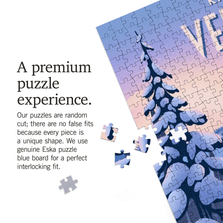 Killington, Vermont, Ski for Miles, Skiing, 1000 Piece Jigsaw Puzzle