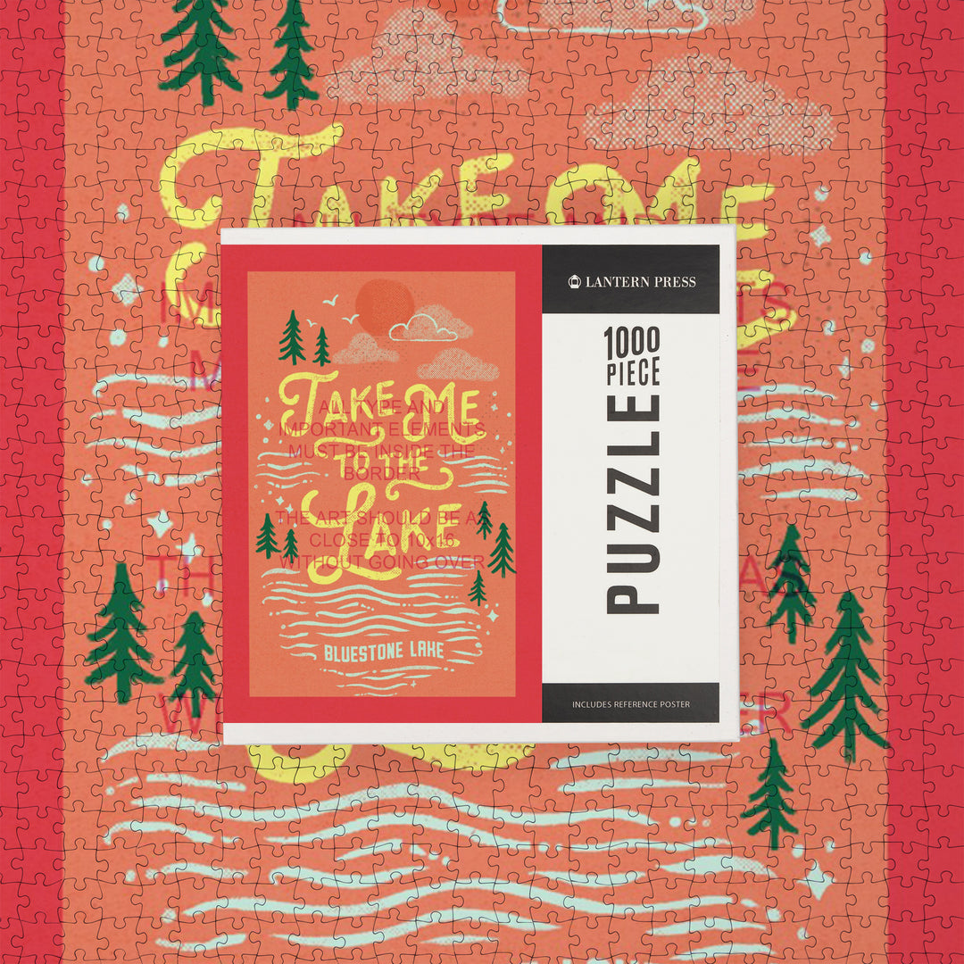 Bluestone Lake, WV, Lake Life Series, Take Me To The Lake, 1000 Piece Jigsaw Puzzle