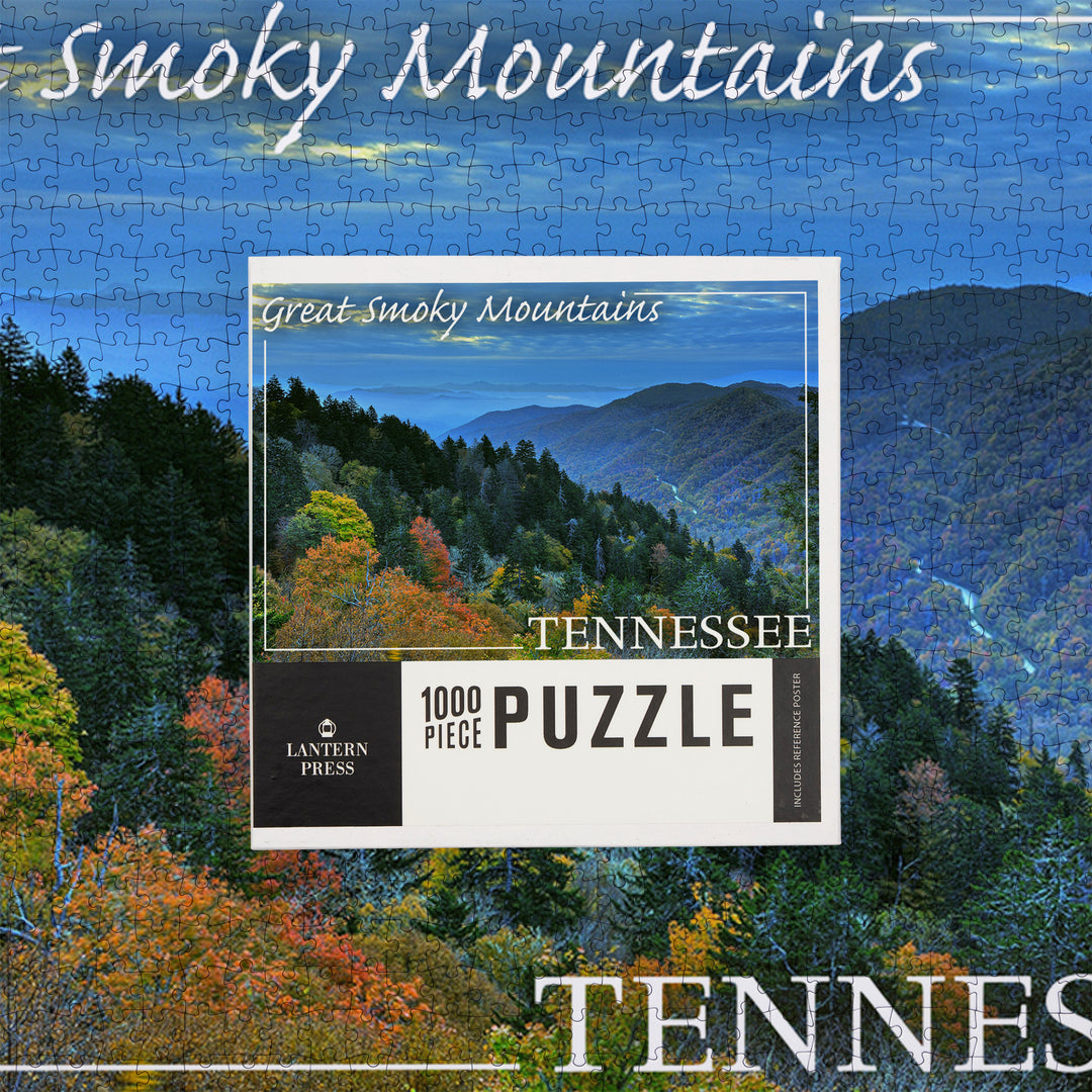 Great Smoky Mountains, Tennessee, Day, Jigsaw Puzzle