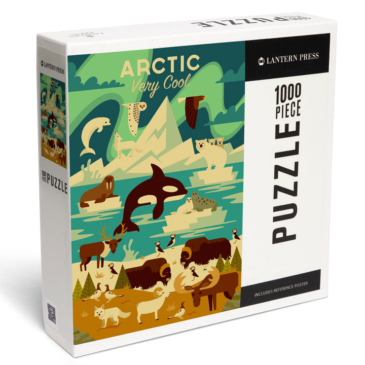 Arctic, Very Cool, Geometric, Jigsaw Puzzle