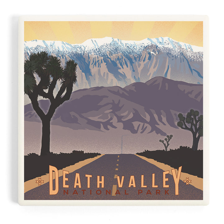 Death Valley National Park, California, Lithograph, Coasters