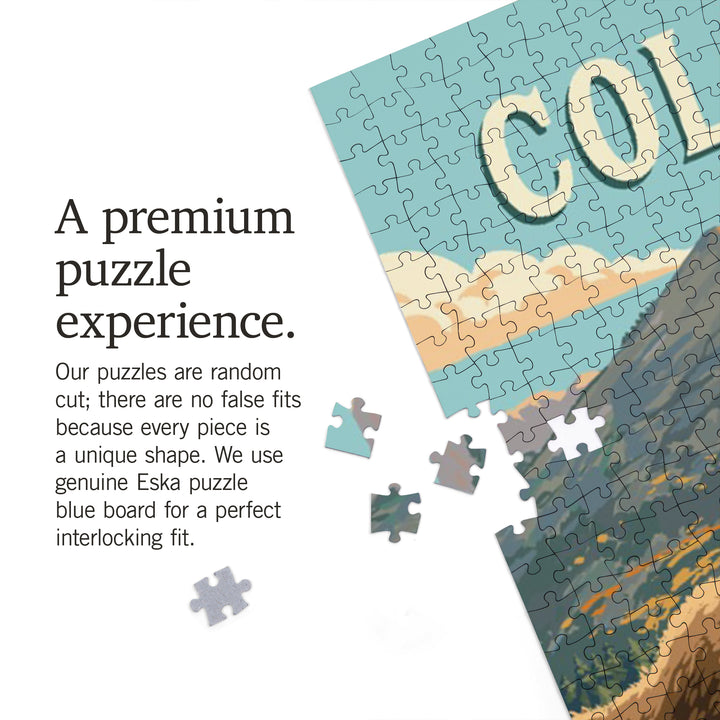 Colorado, Bear, Painterly, 1000 Piece Jigsaw Puzzle
