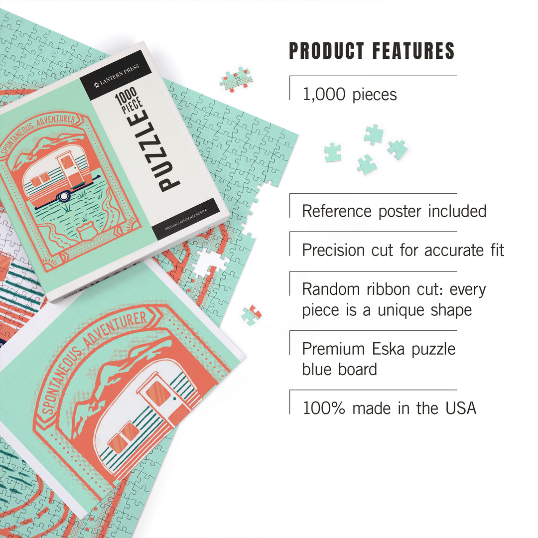 Lake Life Series, Spontaneous Adventurer, 1000 Piece Jigsaw Puzzle