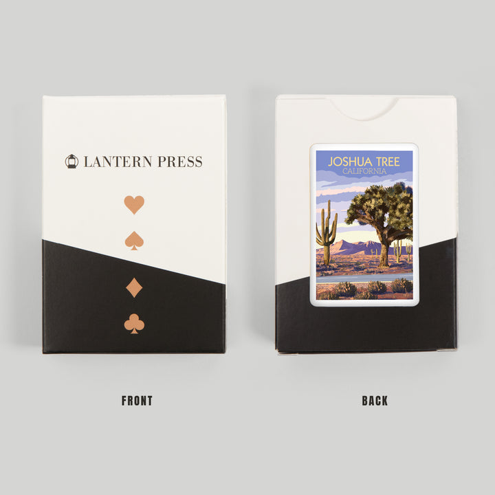 Playing Cards, Joshua Tree, California, Painterly, Desert Scene, 52 Card Deck with Jokers in Box, Unique Art