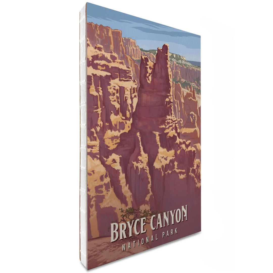 Lined 6x9 Journal, Bryce Canyon National Park, Utah, Painterly National Park Series, Lay Flat, 193 Pages, FSC paper