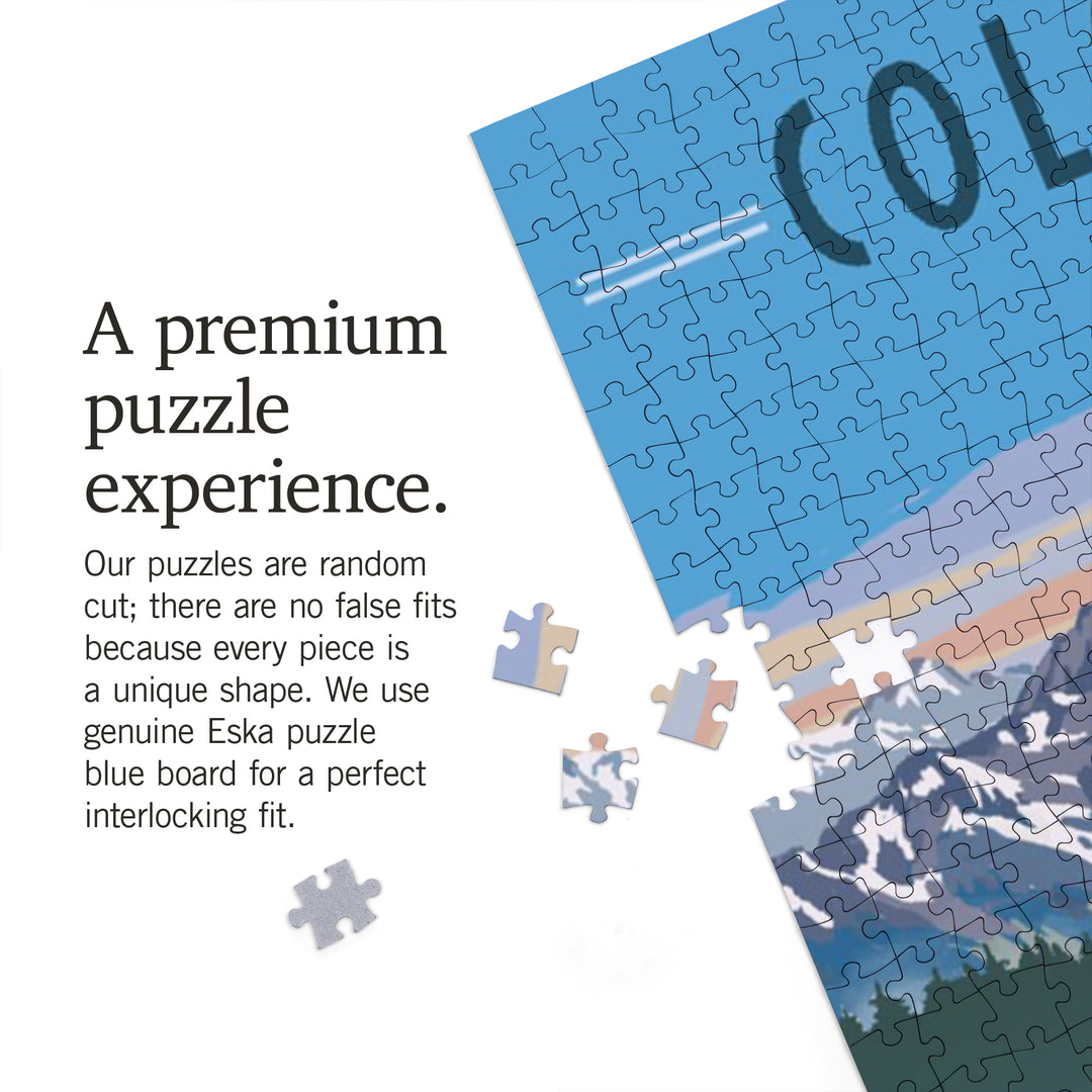 Colorado, Moose, Summer Scene, 1000 Piece Jigsaw Puzzle