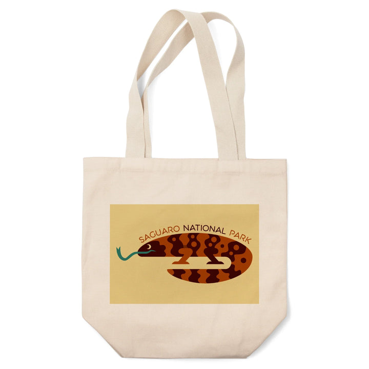 Saguaro National Park, Arizona, Gila Monster, Geometric,, Tote Bag