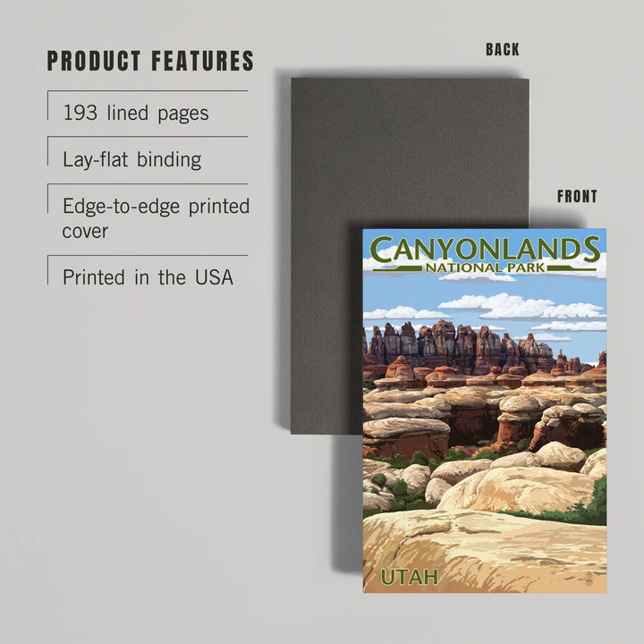 Lined 6x9 Journal, Canyonlands National Park, Utah, Lay Flat, 193 Pages, FSC paper