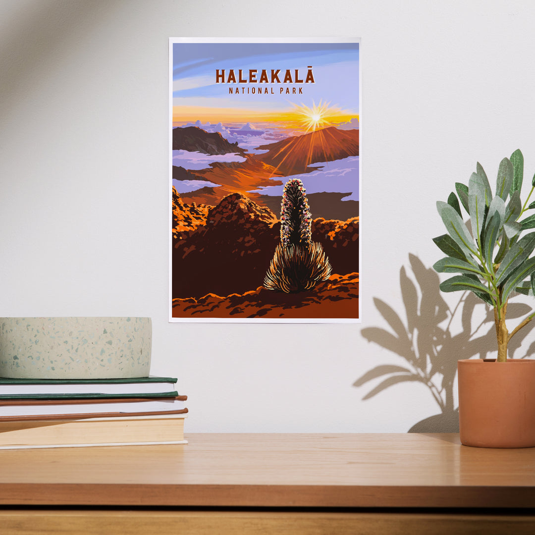 Haleakalā National Park, Hawaii, Painterly National Park Series, Art & Giclee Prints