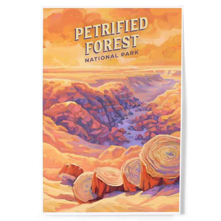 Petrified Forest National Park, Arizona, Oil Painting, Art & Giclee Prints
