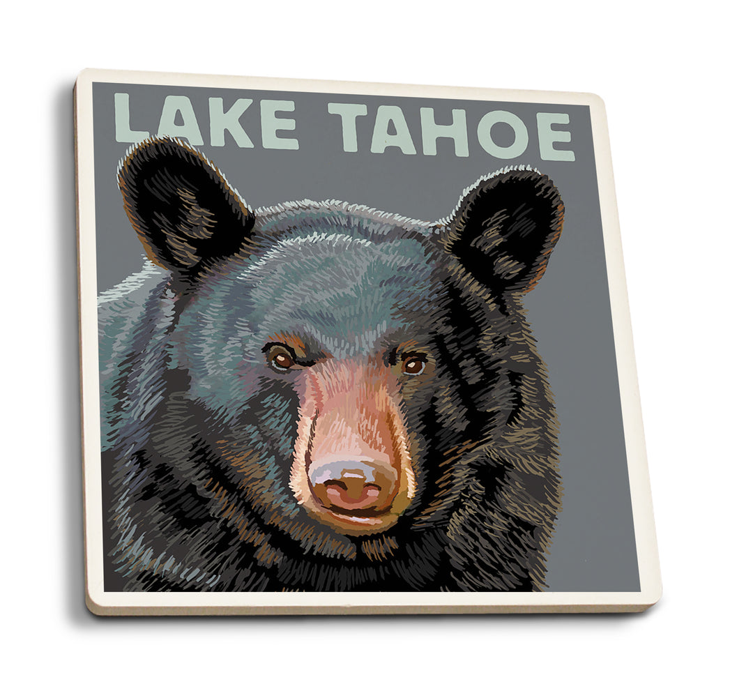 Lake Tahoe, Bear Face, Coaster Set