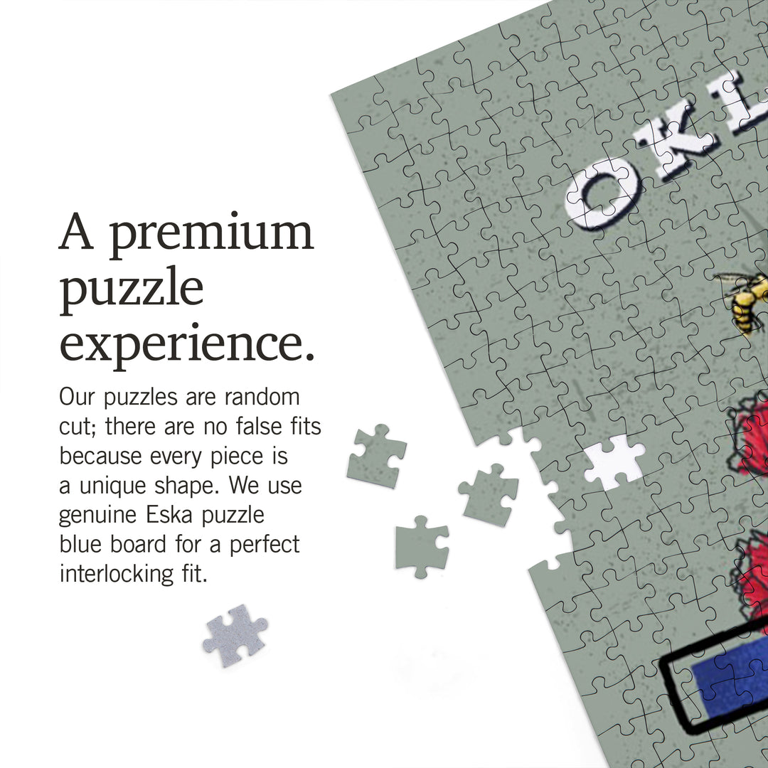 Oklahoma, State Treasure Trove, The Sooner State, Jigsaw Puzzle