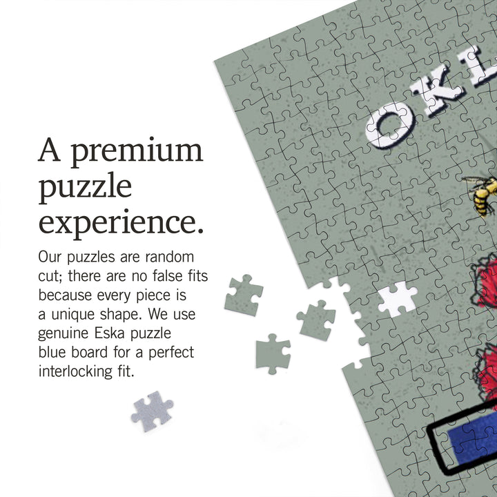 Oklahoma, State Treasure Trove, The Sooner State, Jigsaw Puzzle