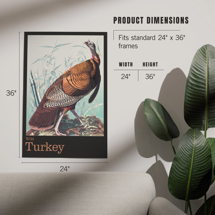 Audubon Birds of North America Wild Turkey, Art & Giclee Prints