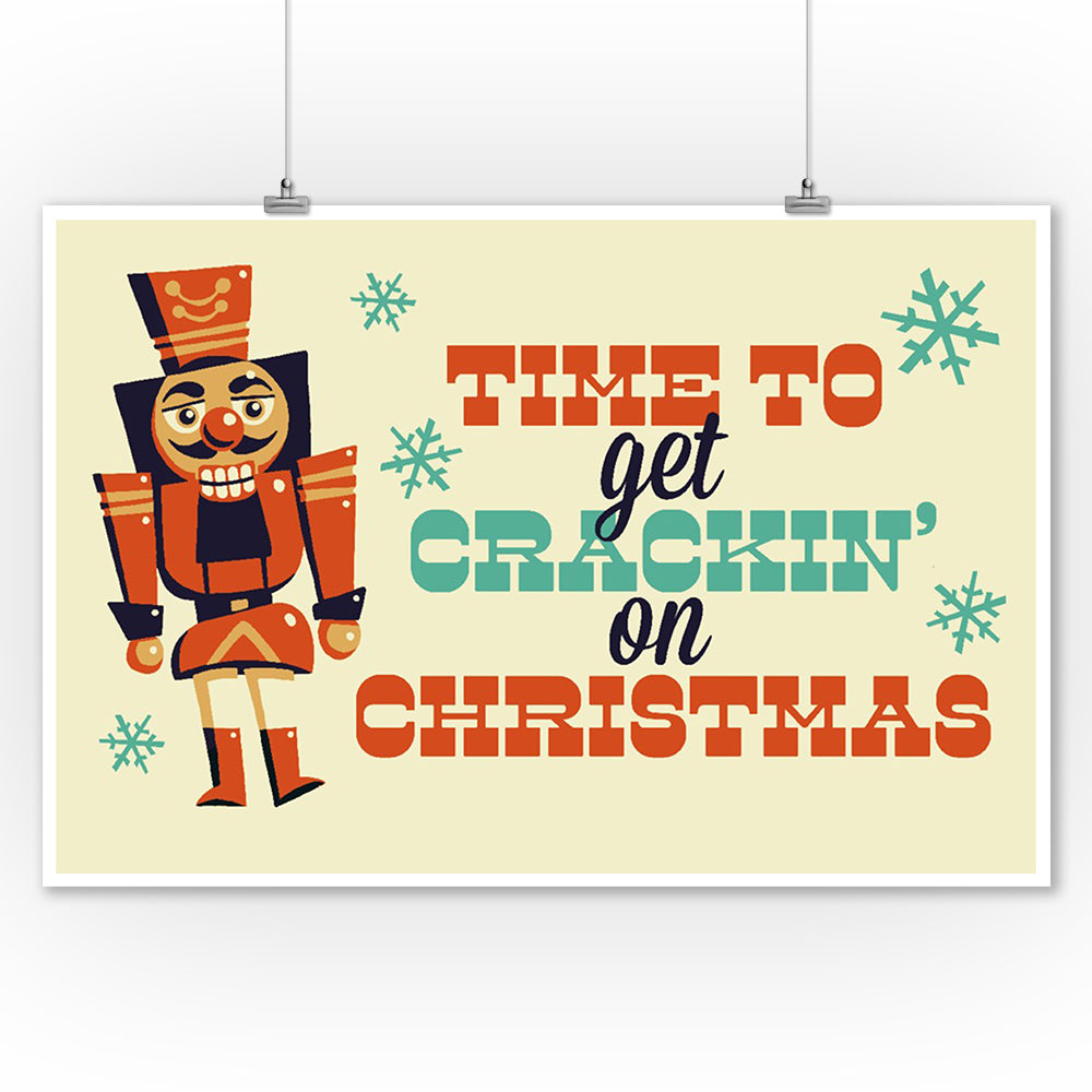 Nutcracker, Retro Christmas, Art & Giclee Prints