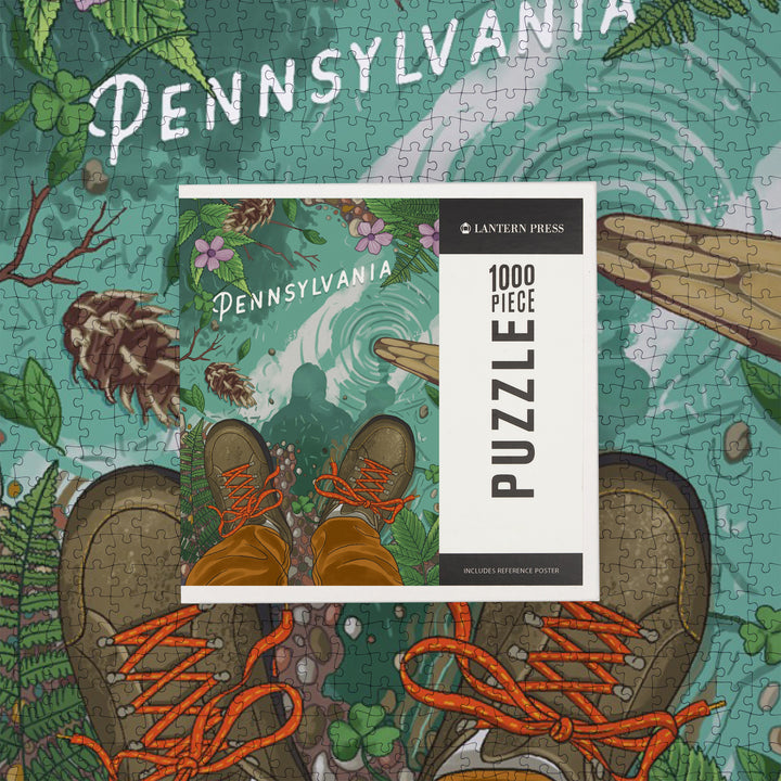 Pennsylvania, Embrace the Elements, Hiking, Jigsaw Puzzle