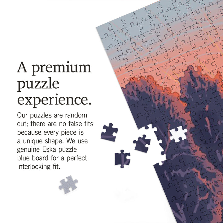 Tennessee, This Is Living, Fishing with Hills, 1000 Piece Jigsaw Puzzle