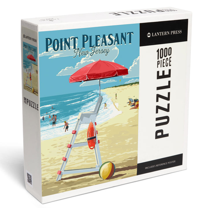 Point Pleasant Beach, New Jersey, Lifeguard Stand, Jigsaw Puzzle
