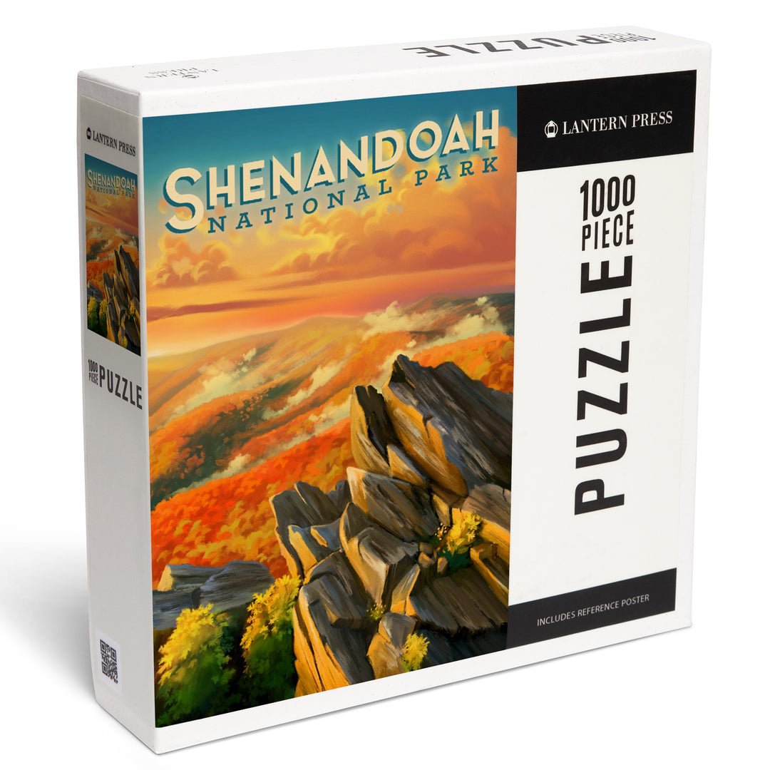 Shenandoah National Park, Virginia, Oil Painting, Jigsaw Puzzle