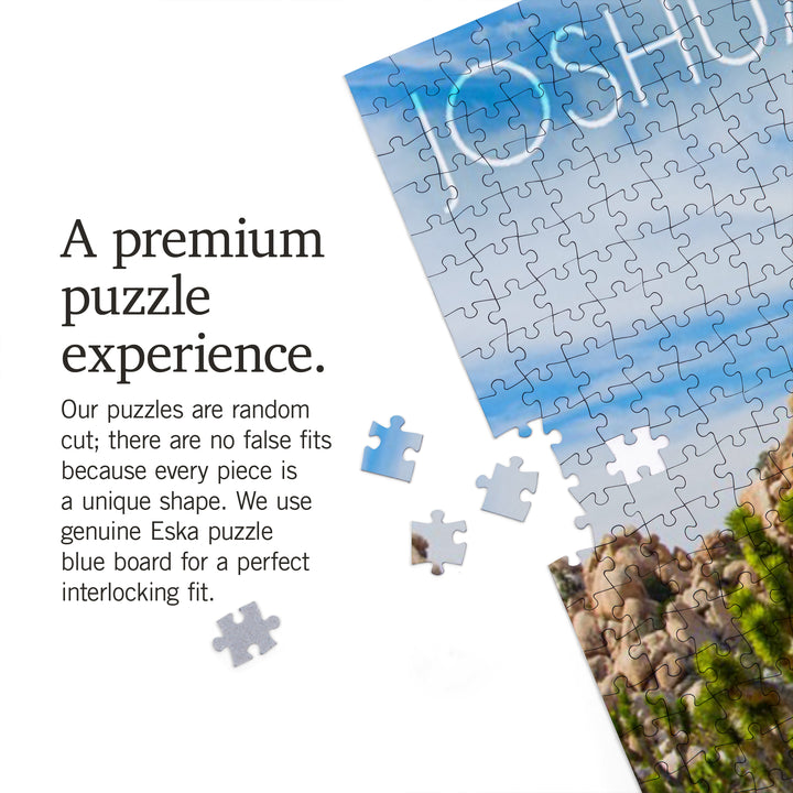 Joshua Tree National Park, California, Blue Sky and Rocks, 1000 Piece Jigsaw Puzzle