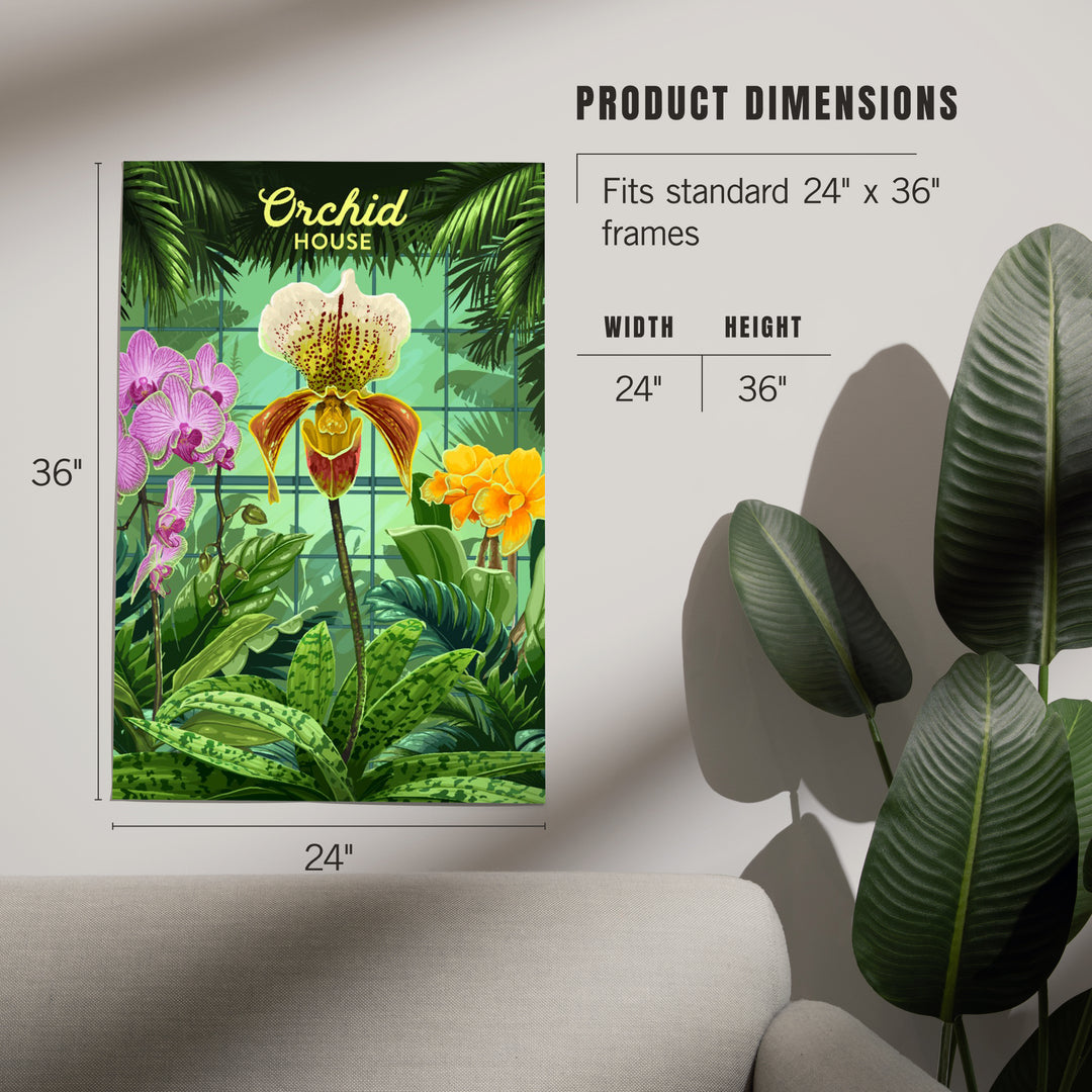Painterly, Orchid House, Art & Giclee Prints