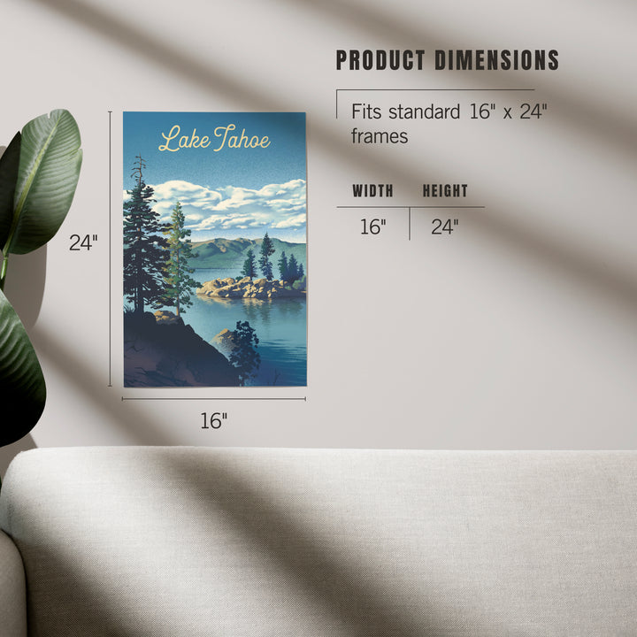 Lake Tahoe, Lithograph, Art & Giclee Prints