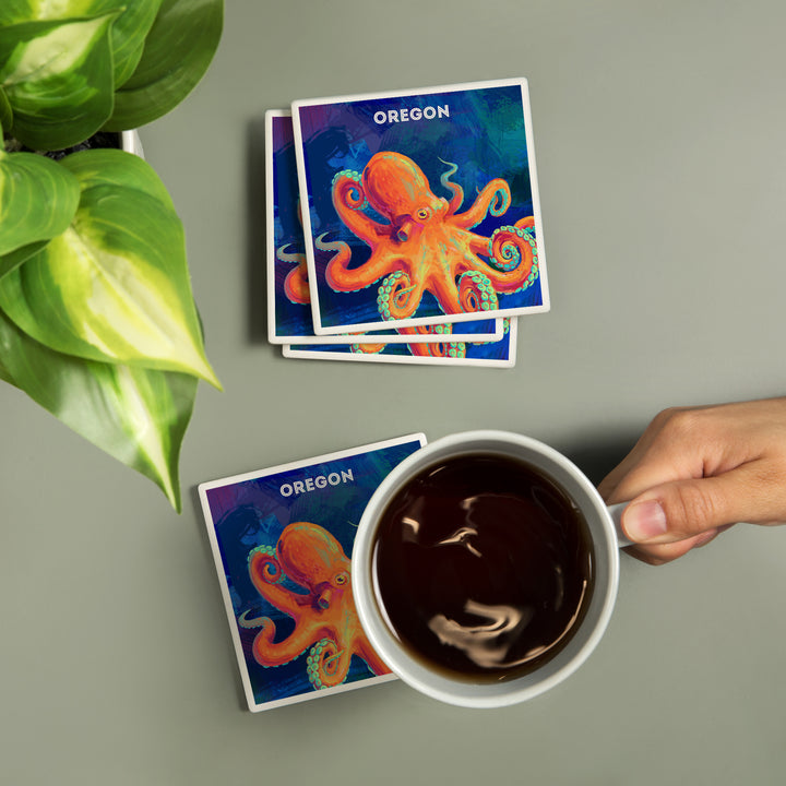 Oregon, Vivid, Octopus, Coasters