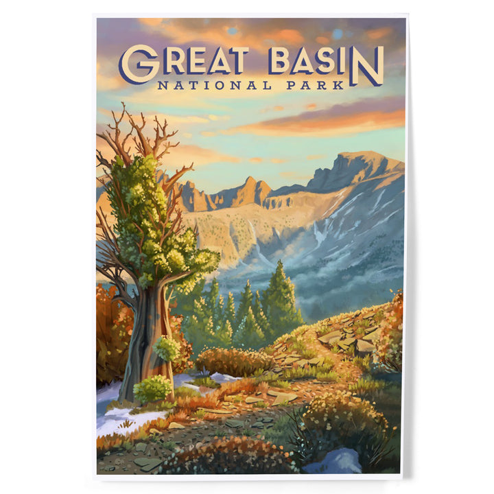 Great Basin National Park, Nevada, Oil Painting, Art & Giclee Prints