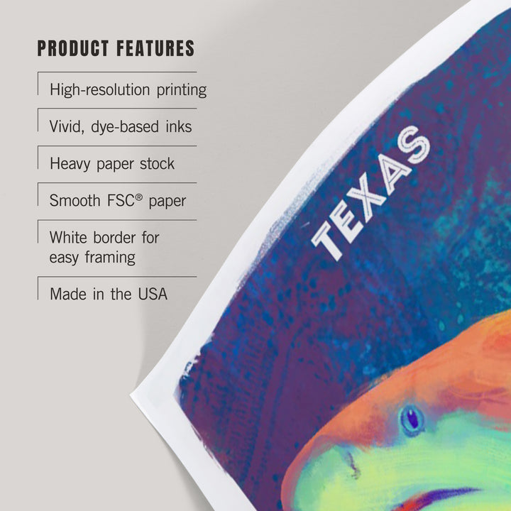 Texas, Vivid, Blacktip Shark, Art & Giclee Prints