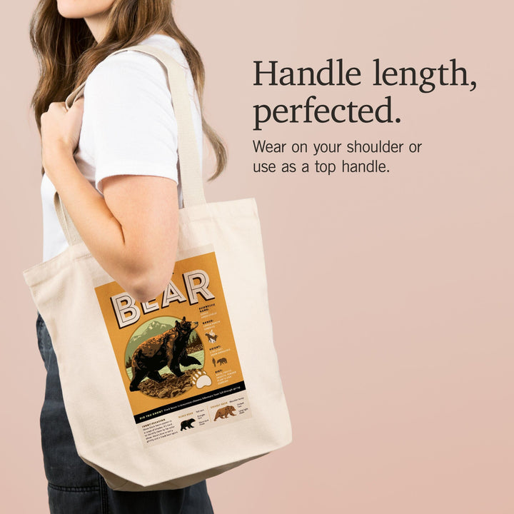 Facts About Black Bear, Tote Bag Totes Lantern Press 