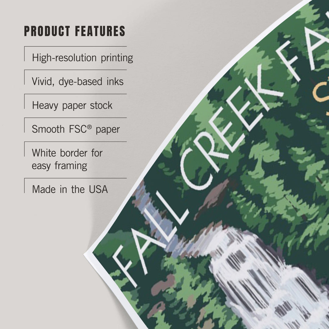 Fall Creek Falls State Park, Tennessee, Fall Creek Falls, Art & Giclee Prints - Lantern Press