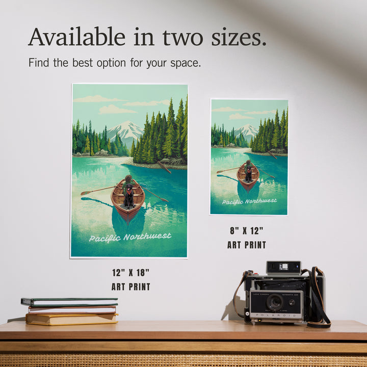 Pacific Northwest, Quiet Explorer, Boating, Mountain art prints, metal signs