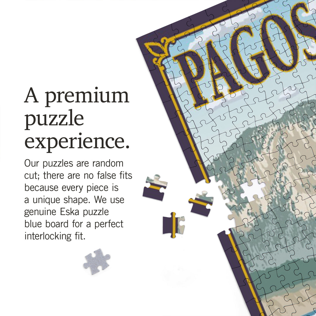 Pagosa Springs, Colorado, Painterly, River Rafting, 1000 Piece Jigsaw Puzzle