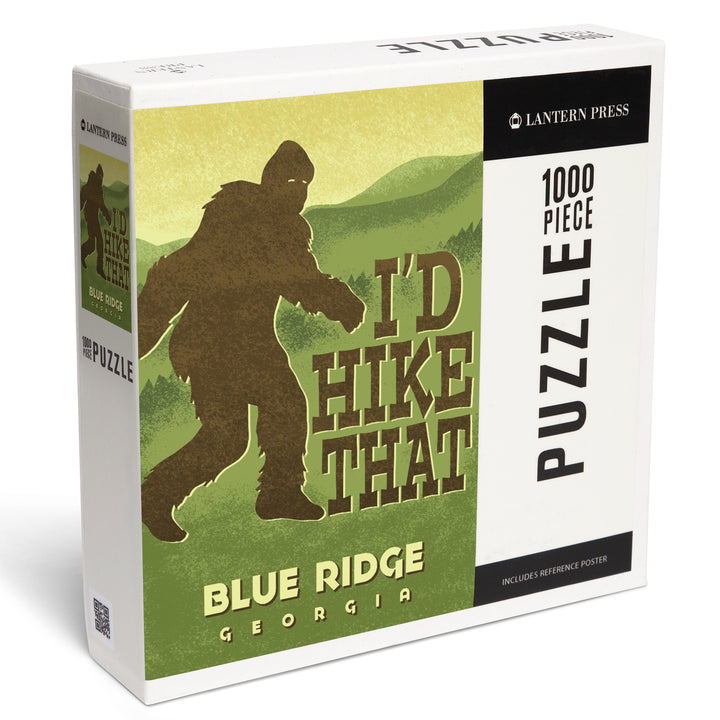 Blue Ridge, Georgia, I'd Hike That, Bigfoot, Jigsaw Puzzle
