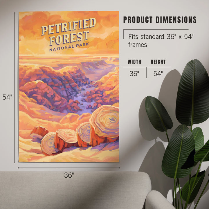 Petrified Forest National Park, Arizona, Oil Painting, Art & Giclee Prints