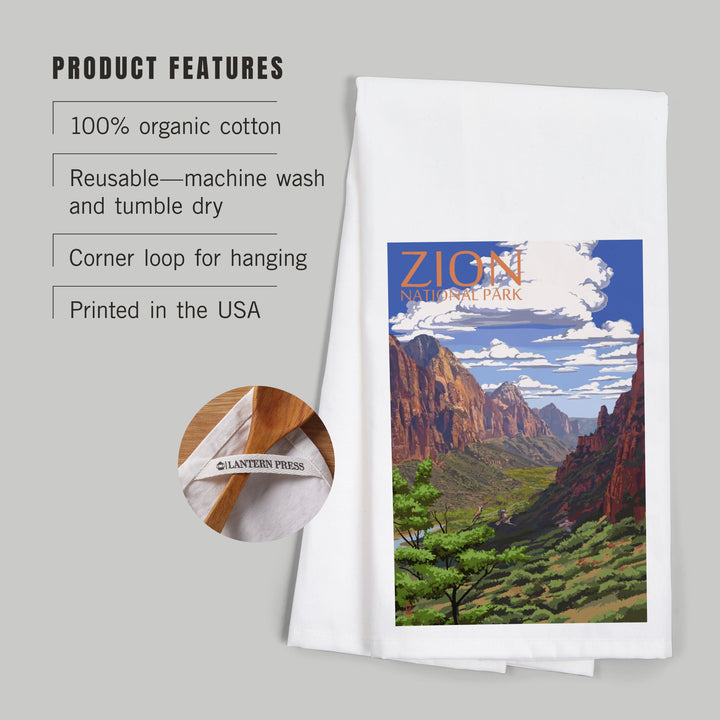 Zion National Park, Utah, Organic Cotton Kitchen Tea Towels