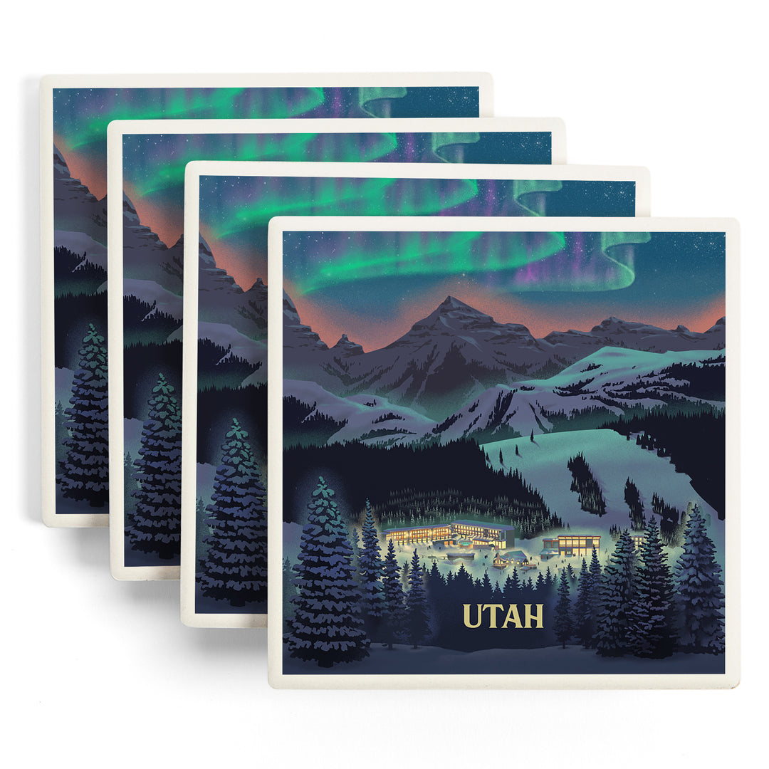 Utah, Village under Northern Lights, Coasters