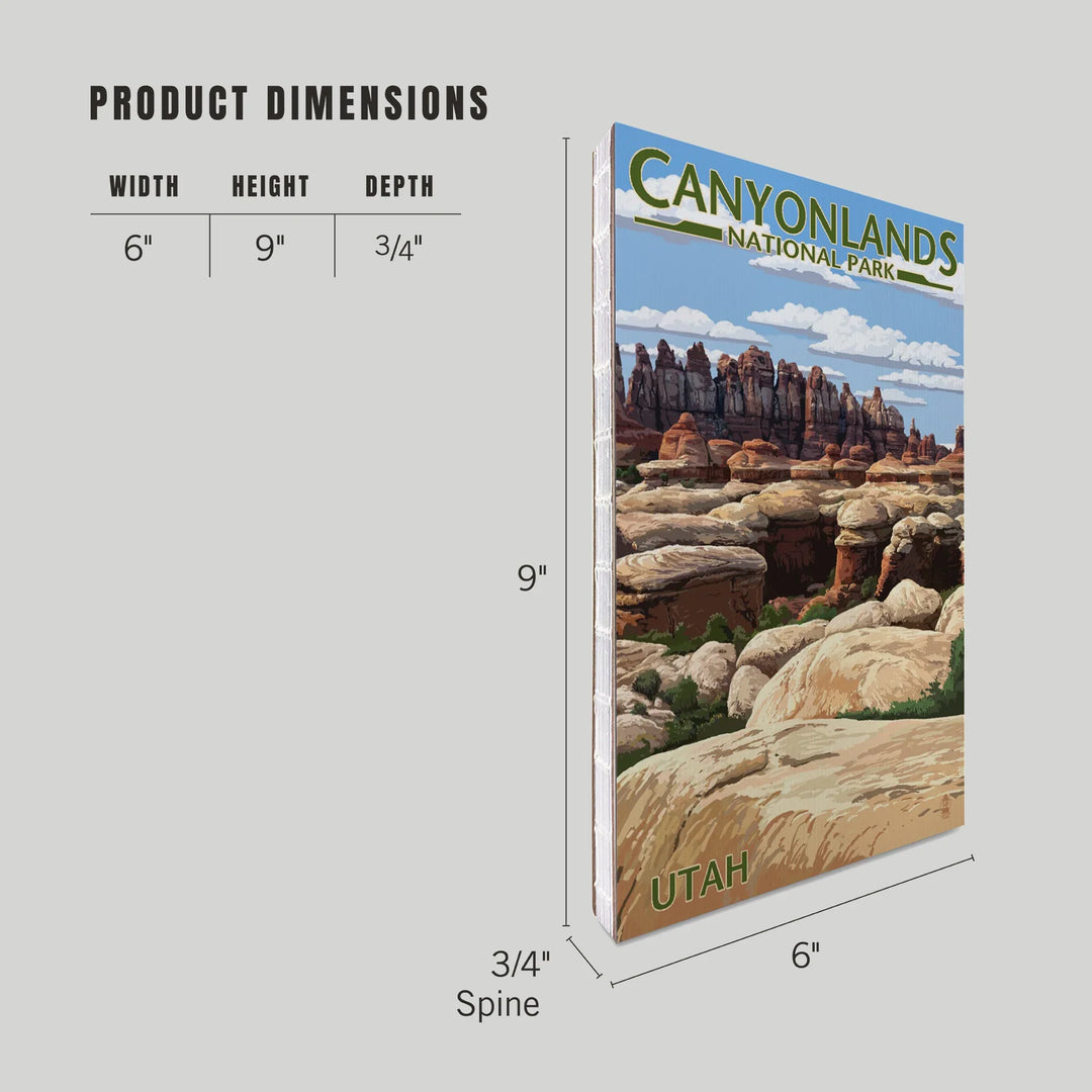 Lined 6x9 Journal, Canyonlands National Park, Utah, Lay Flat, 193 Pages, FSC paper