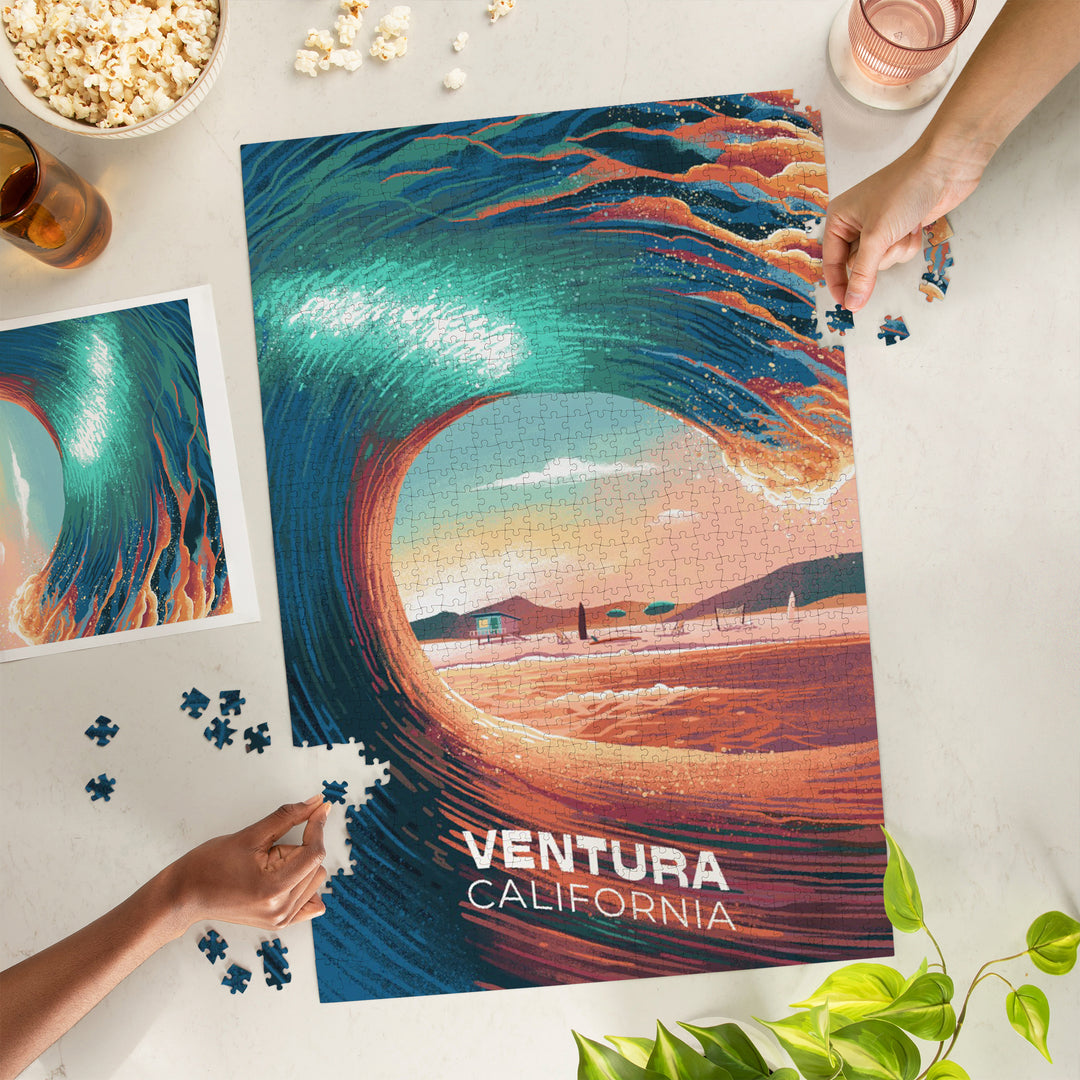 Ventura, California, Epic Wave, Jigsaw Puzzle