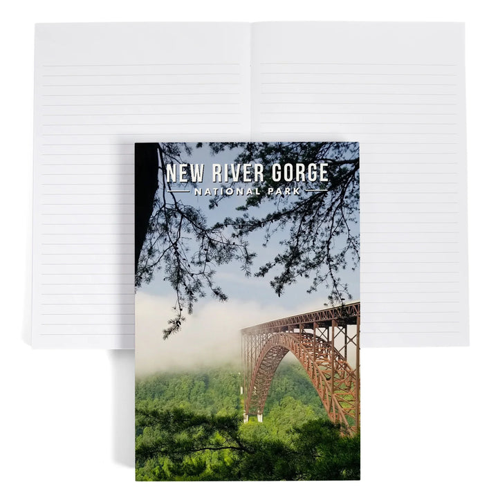 Lined 6x9 Journal, New River Gorge National Park, West Virginia, Photography, Lay Flat, 193 Pages, FSC paper