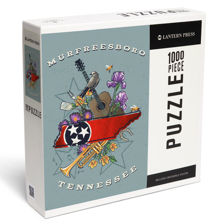 Murfreesboro, Tennessee, State Treasure Trove, 1000 Piece Jigsaw Puzzle