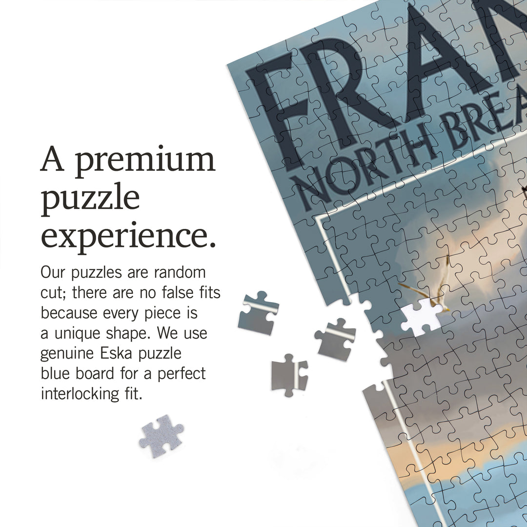Frankfort Lighthouse, Michigan, Jigsaw Puzzle Puzzle Lantern Press 
