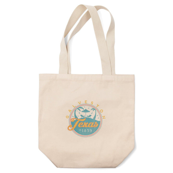 Galveston, Texas, Beach Scene,, Tote Bag Totes Lantern Press 