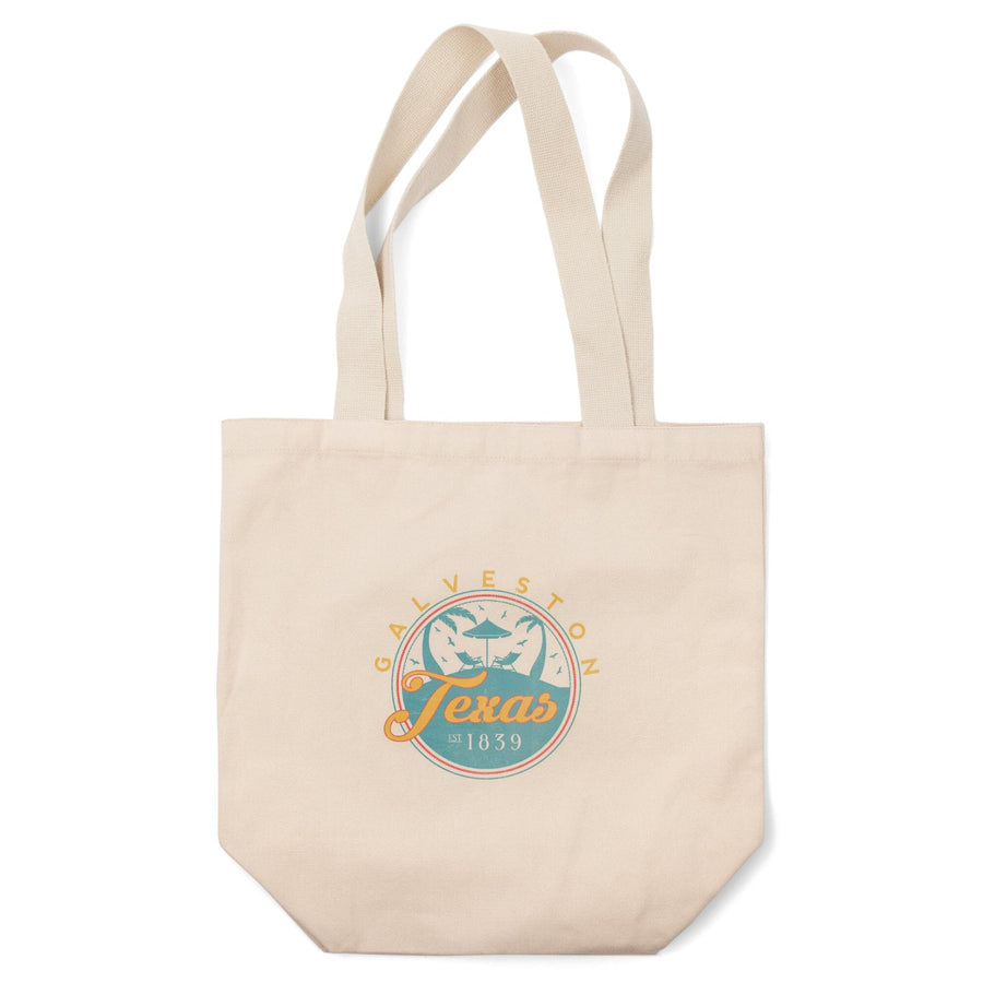 Galveston, Texas, Beach Scene,, Tote Bag Totes Lantern Press 